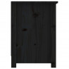 Szafka pod telewizor, czarna, 103x36,5x52 cm, drewno sosnowe