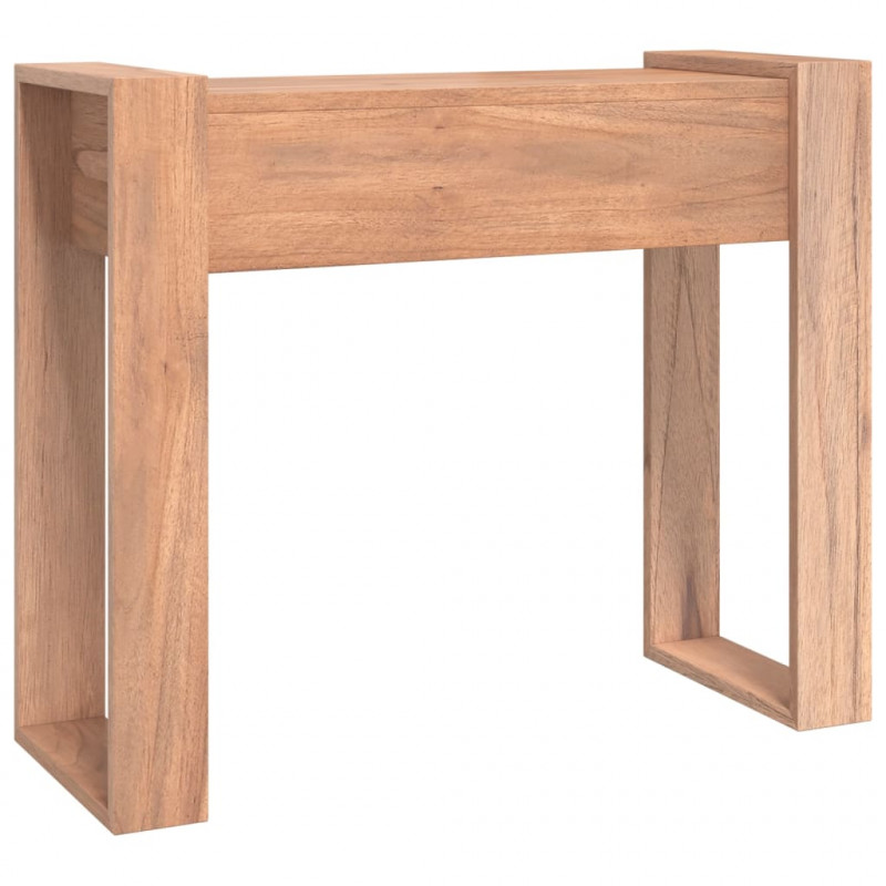 Stolik konsola, 90x35x75 cm, lite drewno tekowe