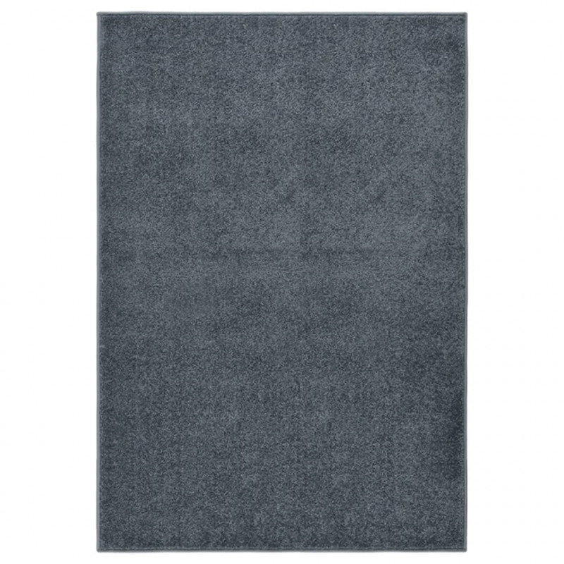 Dywan z krótkim runem, 160 x 230 cm, antracytowy