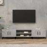 Szafka pod TV, szarość betonu, 180x31,5x40 cm