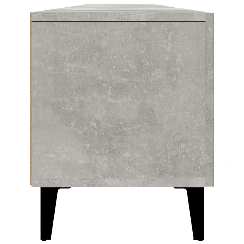 Szafka pod TV, szarość betonu, 180x31,5x40 cm