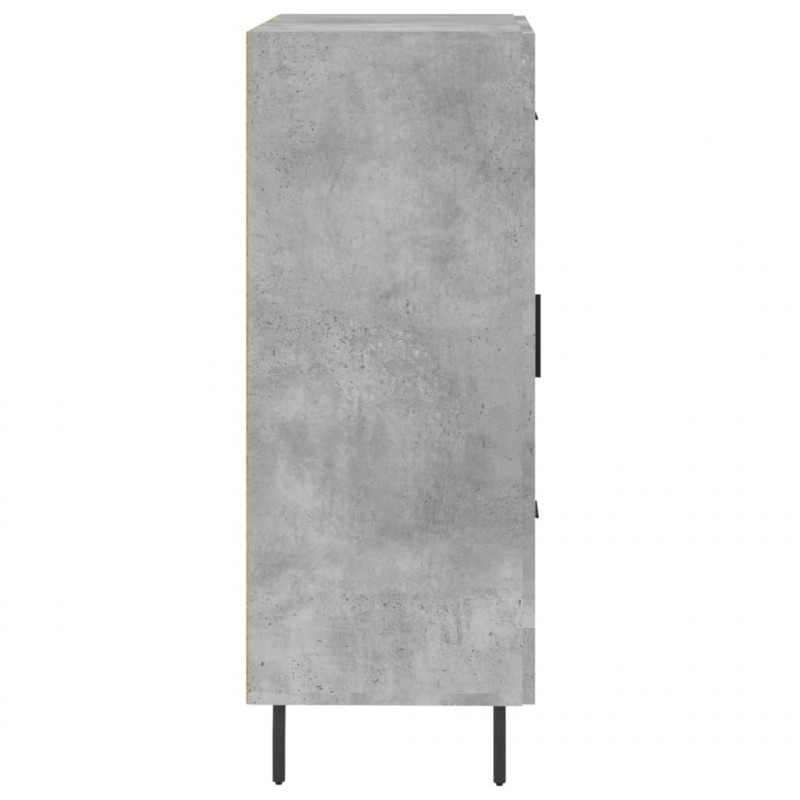 Szafka, szarość betonu, 69,5x34x90 cm, materiał drewnopochodny