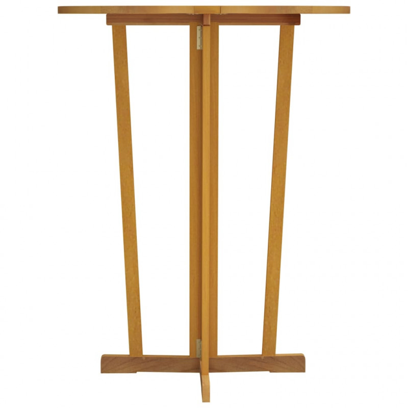 Składany stolik barowy, 90x65x105 cm, lite drewno tekowe