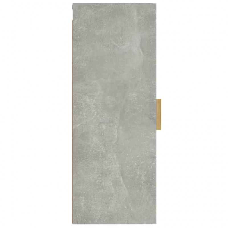 Szafka wisząca, szarość betonu, 34,5x34x90 cm