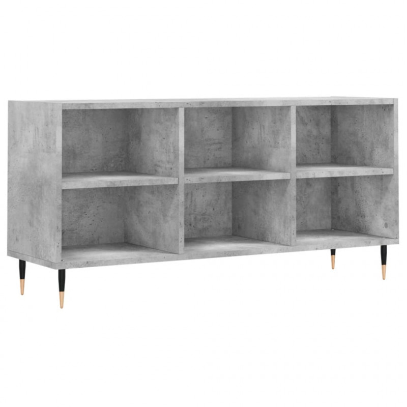 Szafka pod TV, szarość betonu, 103,5x30x50 cm