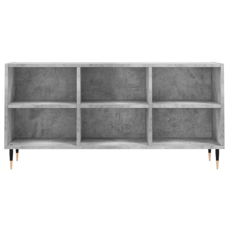 Szafka pod TV, szarość betonu, 103,5x30x50 cm