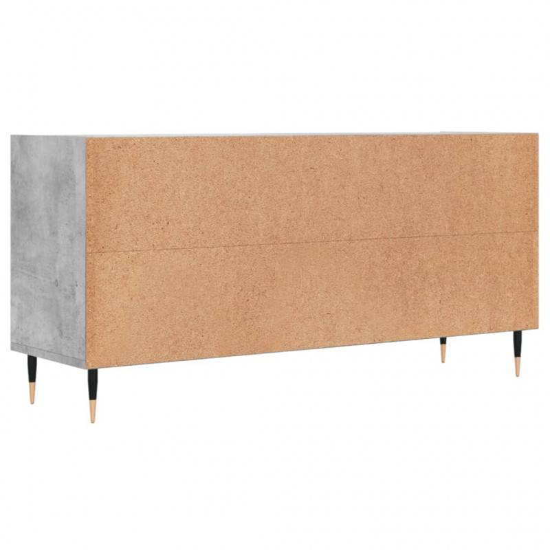 Szafka pod TV, szarość betonu, 103,5x30x50 cm