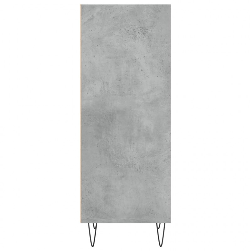 Szafka, szarość betonu, 34,5x32,5x90cm, materiał drewnopochodny