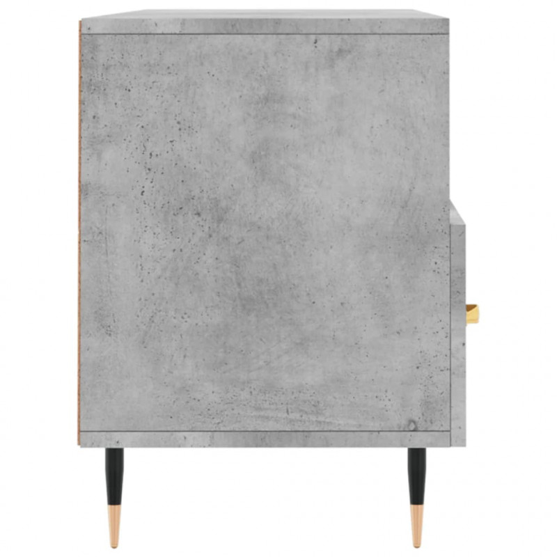 Szafka pod telewizor, szarość betonu, 102x36x50 cm
