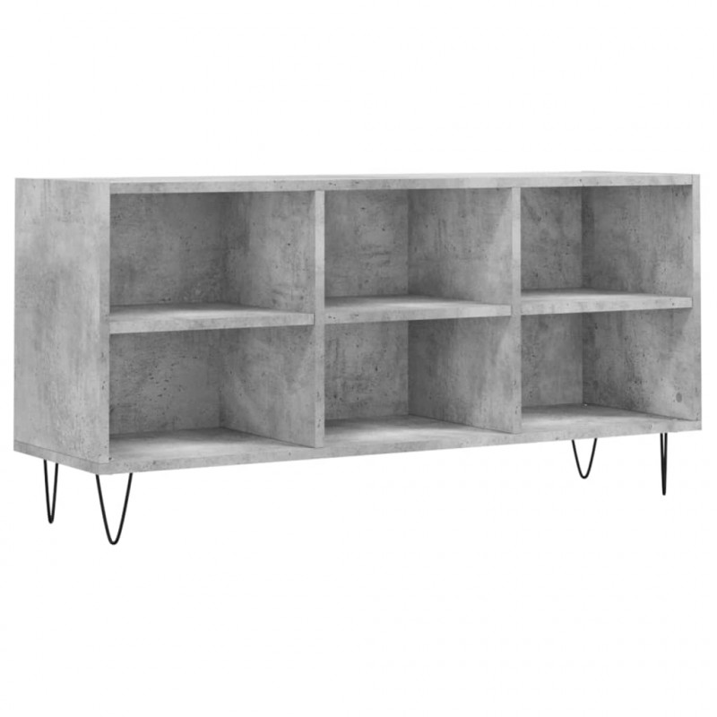 Szafka pod TV, szarość betonu, 103,5x30x50 cm