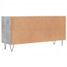 Szafka pod TV, szarość betonu, 103,5x30x50 cm