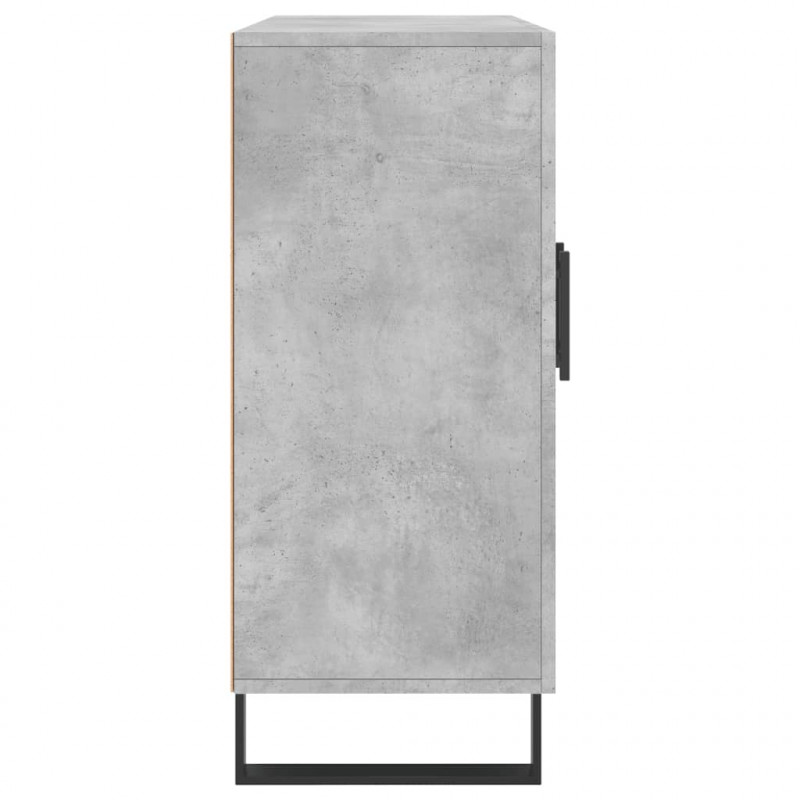 Szafka, szarość betonu, 90x34x80 cm, materiał drewnopochodny