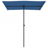Parasol ogrodowy na aluminiowym słupku, 180x110 cm, niebieski