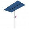 Parasol ogrodowy na aluminiowym słupku, 180x110 cm, niebieski