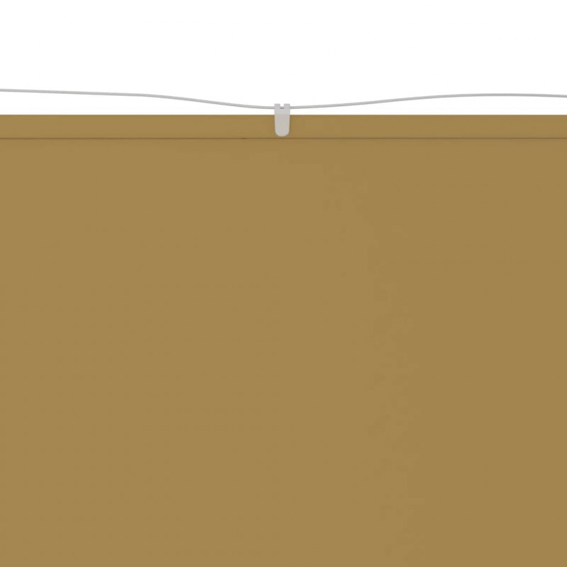 Markiza pionowa, beżowa, 140x800 cm, tkanina Oxford
