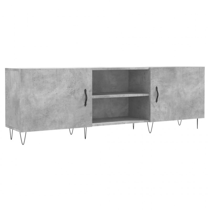 Szafka pod TV, szarość betonu, 150x30x50 cm