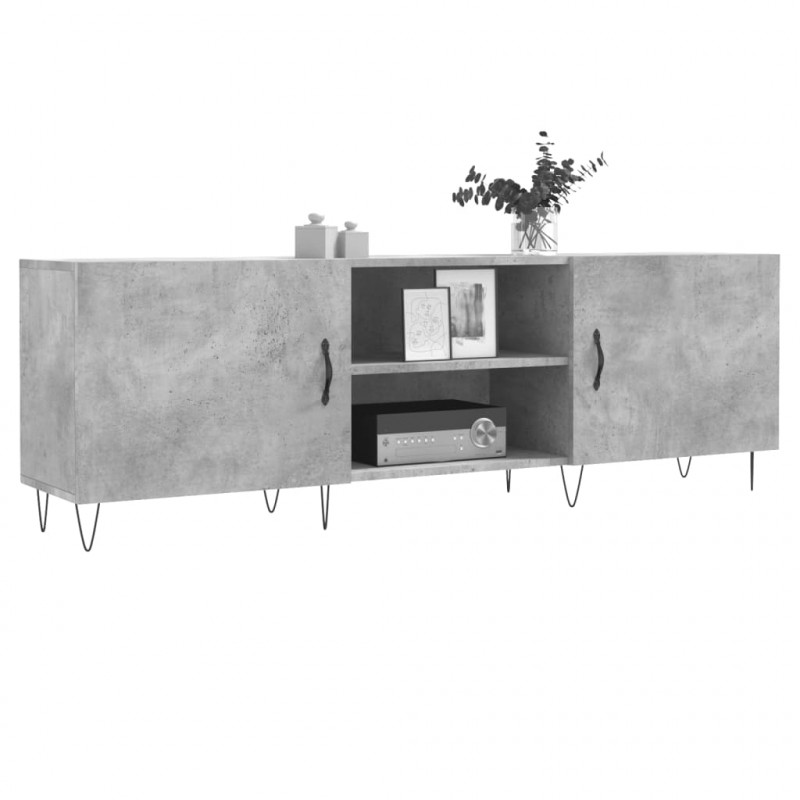 Szafka pod TV, szarość betonu, 150x30x50 cm