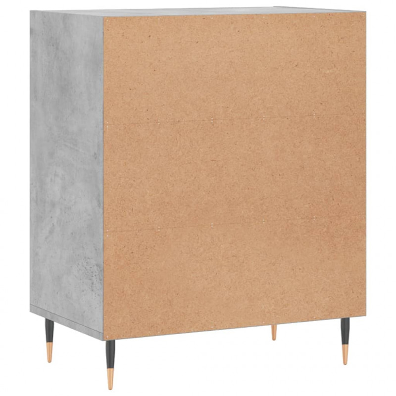 Szafka, szarość betonu, 57x35x70 cm, materiał drewnopochodny