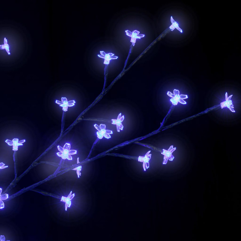 Drzewko świecące na niebiesko, 2000 LED, kwiat wiśni, 500 cm