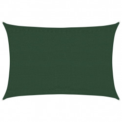 Żagiel przeciwsłoneczny, 160 g/m², ciemnozielony, 3x4,5 m, HDPE