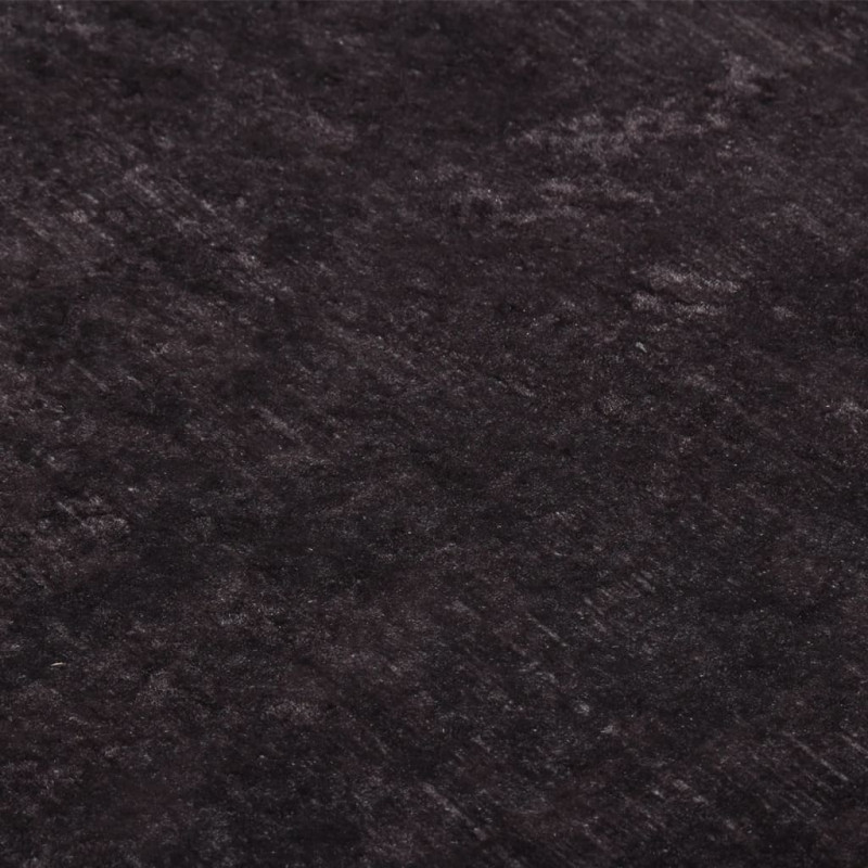Dywan z możliwością prania, 190x300 cm, czarno-złoty