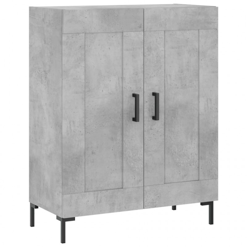 Szafka, szarość betonu, 69,5x34x90 cm, materiał drewnopochodny