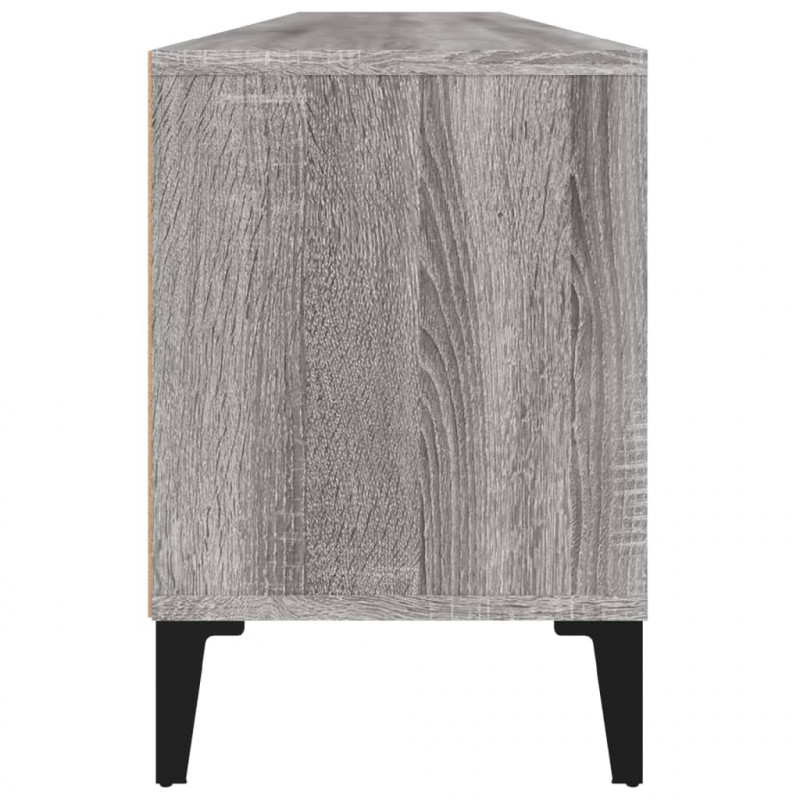 Szafka pod TV, szary dąb sonoma, 150x30x44,5 cm