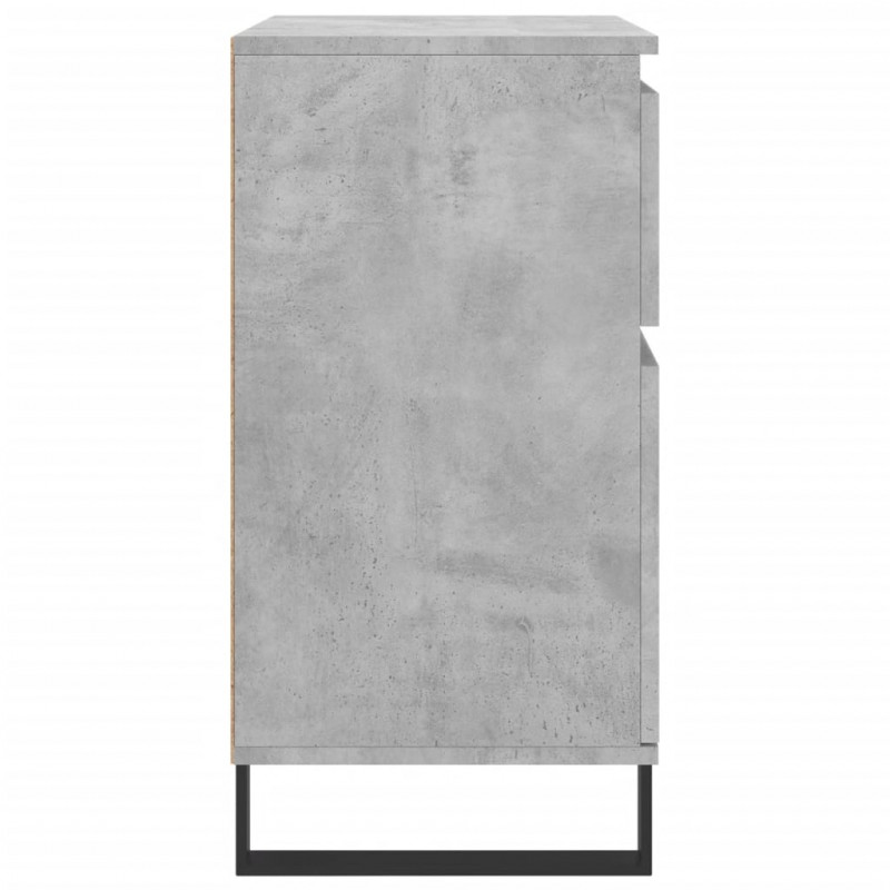 Komoda, szarość betonu, 60x35x70 cm, materiał drewnopochodny