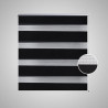 Roleta Zebra 120 x 230 cm czarna