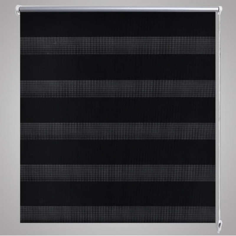 Roleta Zebra 120 x 230 cm czarna
