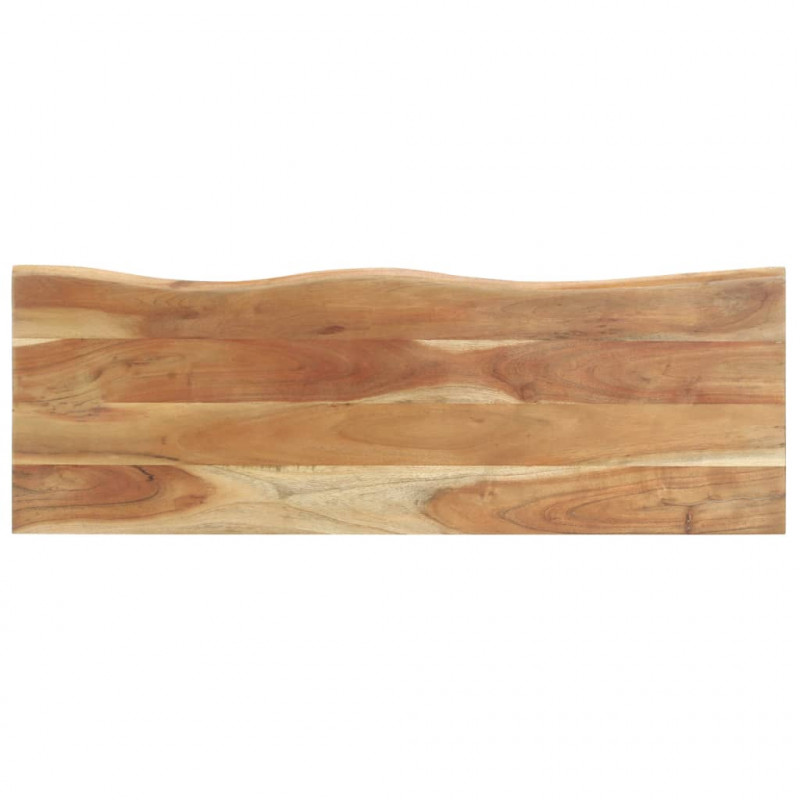 Wieszak oddający naturalną krawędź drzewa, 100x35x22 cm, akacja