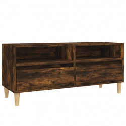 Szafka pod TV, przydymiony dąb, 100x34,5x44,5 cm