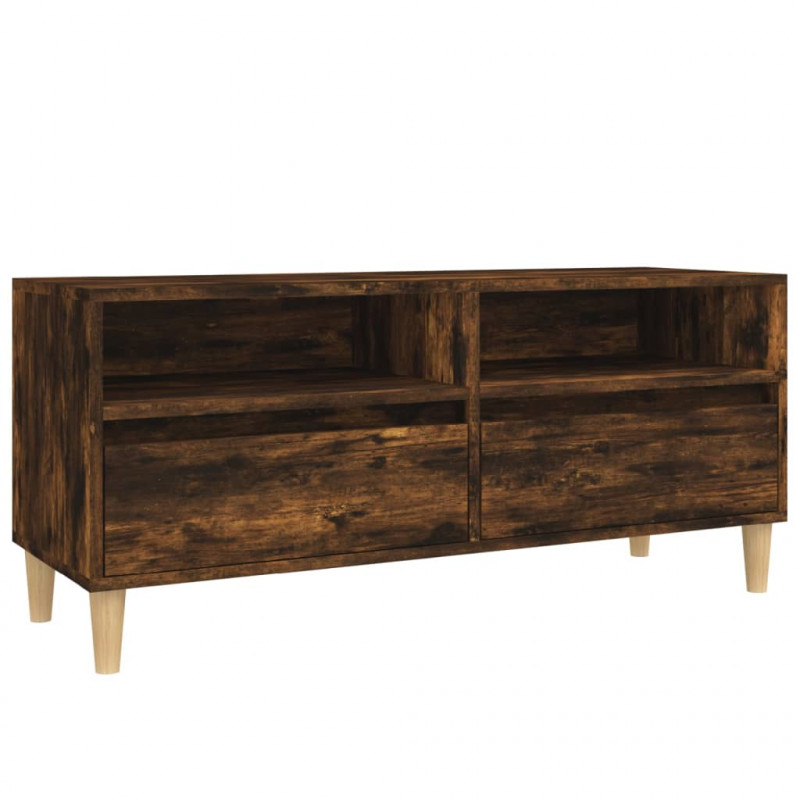 Szafka pod TV, przydymiony dąb, 100x34,5x44,5 cm