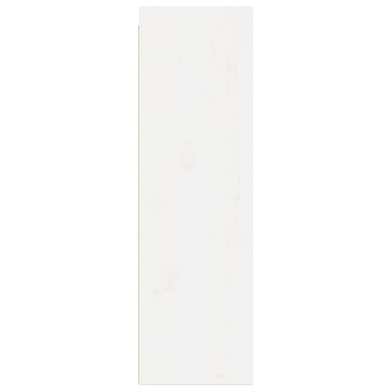 Szafka ścienna, biała, 30x30x100 cm, lite drewno sosnowe