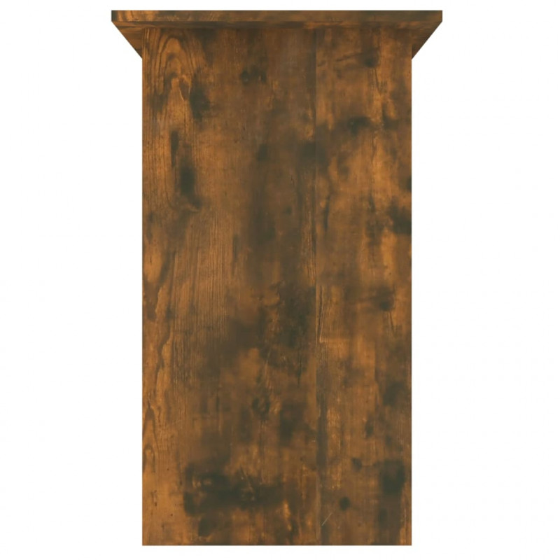 Biurko, przydymiony dąb, 80x45x74 cm, materiał drewnopochodny