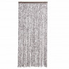 Zasłona przeciwko owadom, brąz i beż, 90x220 cm, szenil