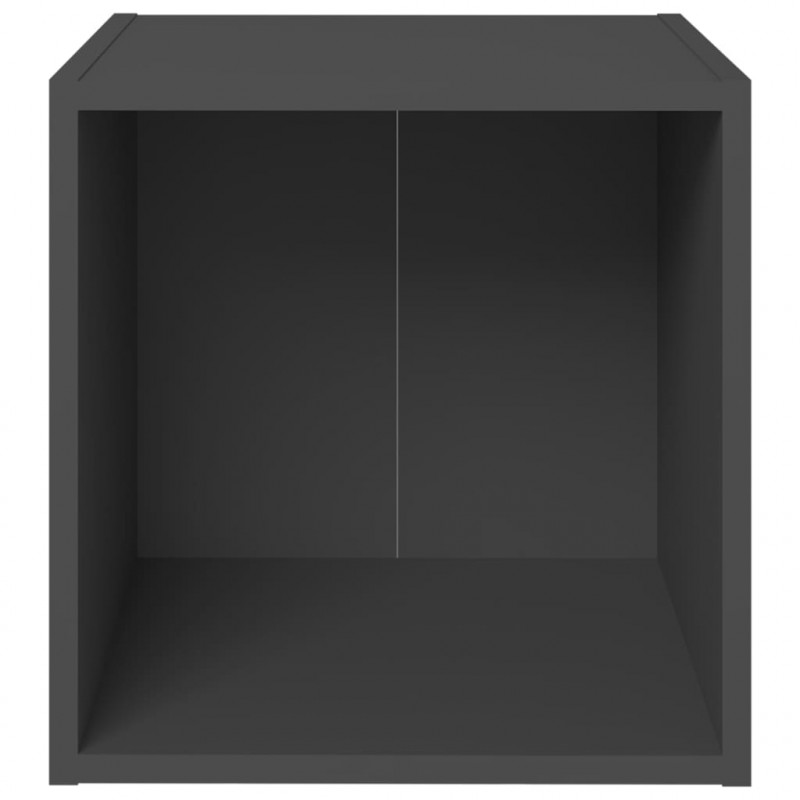 Szafki pod telewizor, 2 szt., szare, 37x35x37 cm