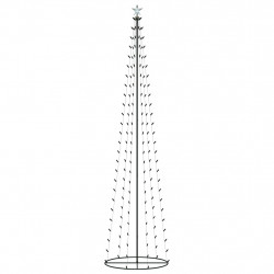 Ozdoba świąteczna w kształcie choinki, 136 LED, 70x240 cm