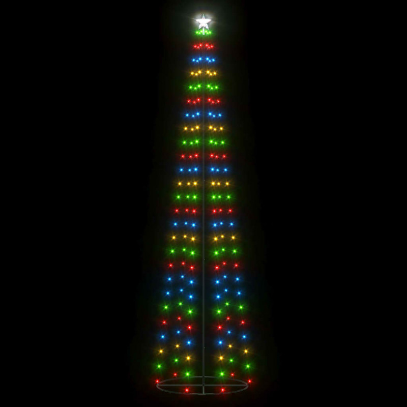 Ozdoba świąteczna w kształcie choinki, 136 LED, 70x240 cm