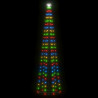 Ozdoba świąteczna w kształcie choinki, 136 LED, 70x240 cm
