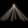 Choinka z lampek, wewn./zewn., 576 zimnych białych LED, 3,6 m