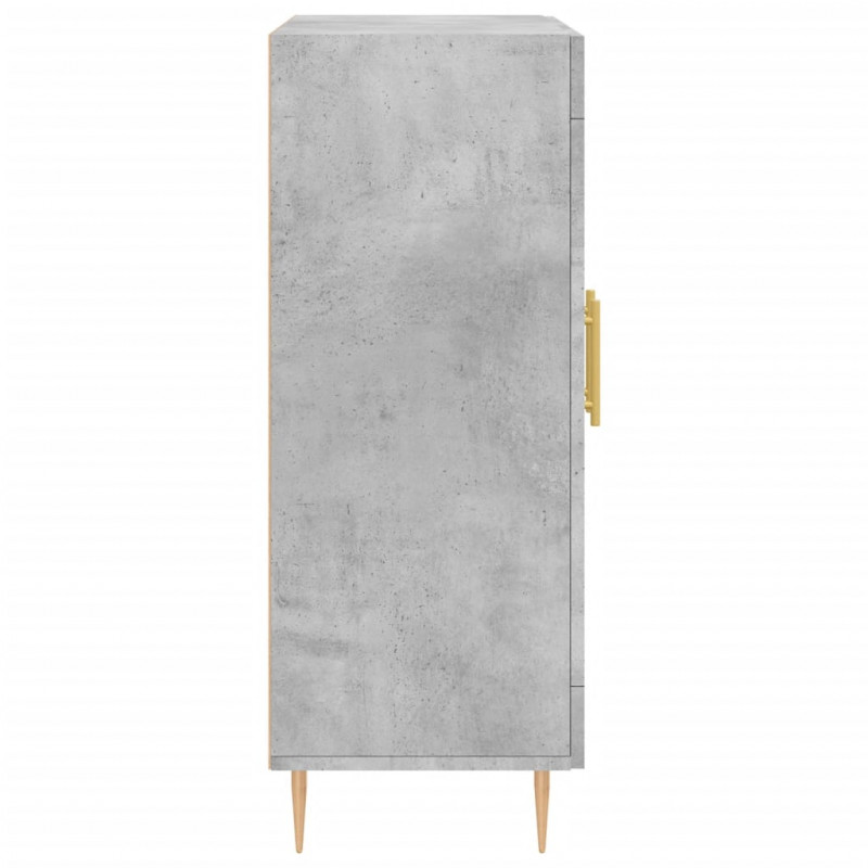 Szafka, szarość betonu, 69,5x34x90 cm, materiał drewnopochodny