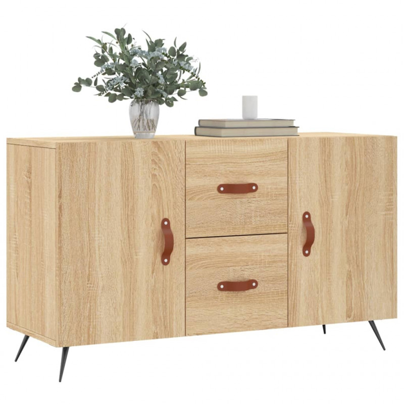 Komoda, dąb sonoma, 100x36x60 cm, materiał drewnopochodny