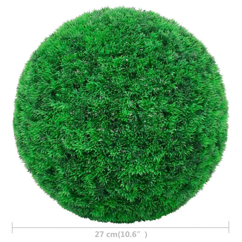 Kule sztucznego bukszpanu, 2 szt., 27 cm
