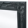 Lustro ścienne w stylu barokowym 100x50 cm, czarne