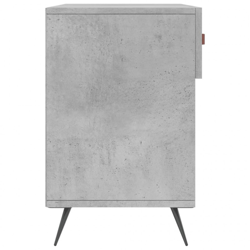 Ławka z miejscem na buty, szarość betonu, 102x35x55 cm