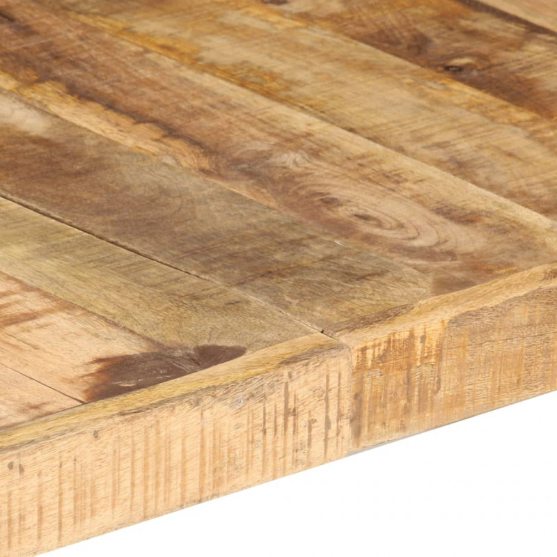 Stolik kawowy, 140 x 70 x 40 cm, surowe drewno mango