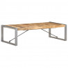 Stolik kawowy, 140 x 70 x 40 cm, surowe drewno mango