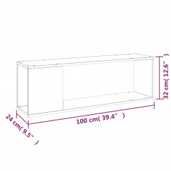 Szafka pod TV, dąb sonoma 100x24x32 cm, materiał drewnopochodny