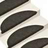 Samoprzylepne nakładki na schody, 15 szt, antracyt, 65x21x4cm